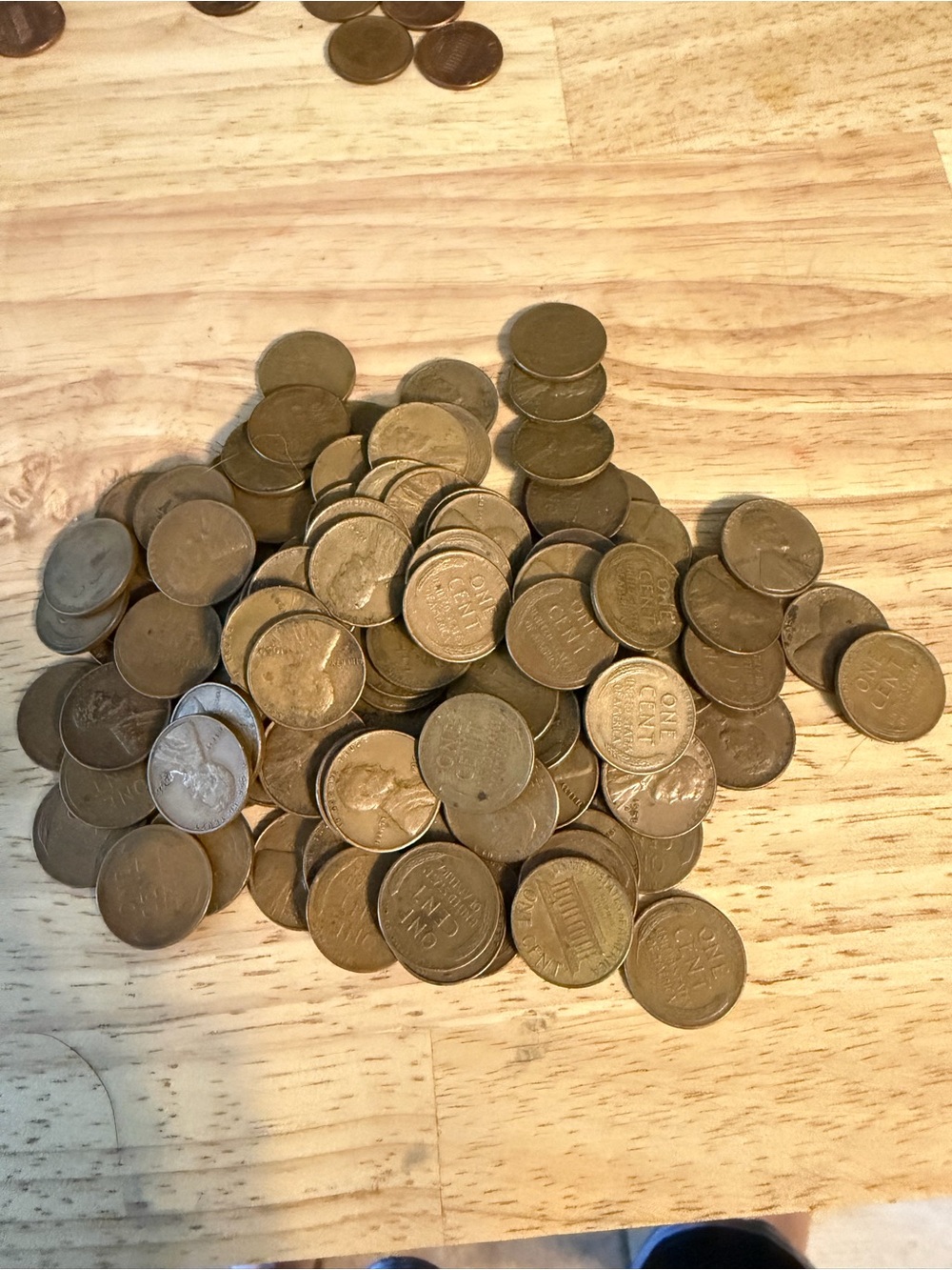 Lot of 40’s-50’s wheat pennies